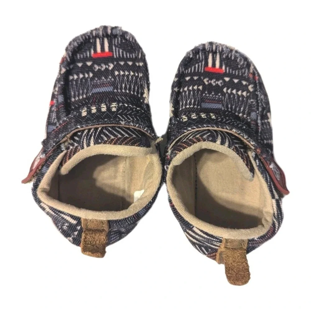 Twisted X ICA0020 Infant Kicks Multi Color Geometric Fabric Leather Shoes 5M
